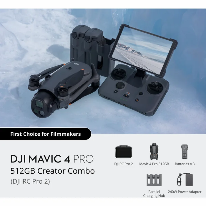 Drons DJI Mavic 4 Pro 512GB Creator Combo (DJI RC Pro 2)