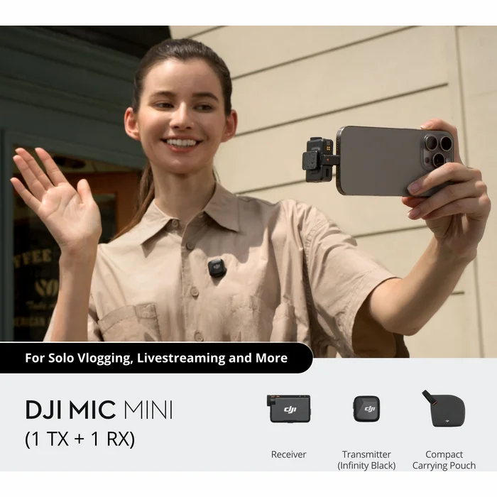 Mikrofons DJI Mic Mini (1TX+1RX)