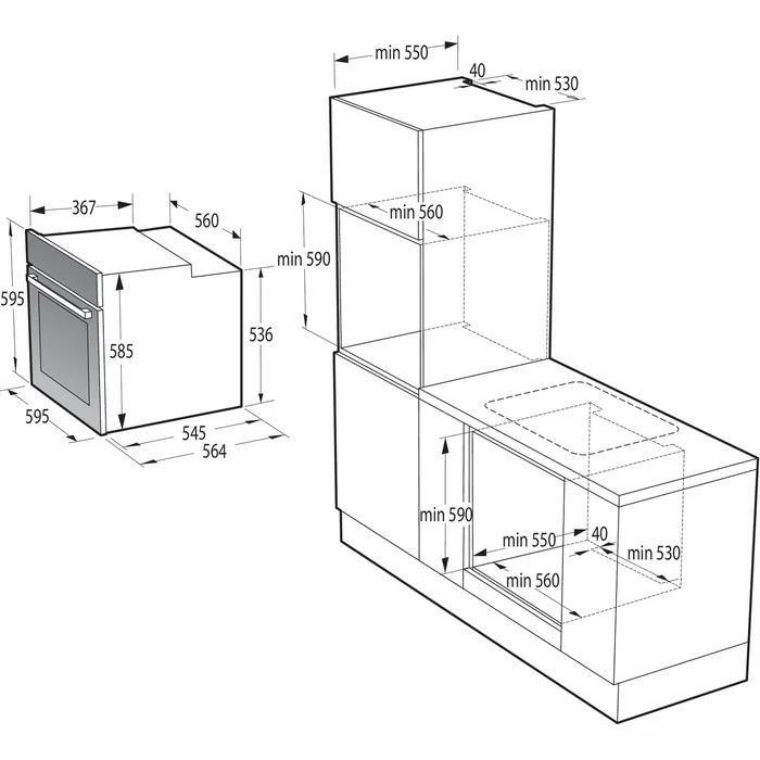 Cepeškrāsns Gorenje BO6737E02BG