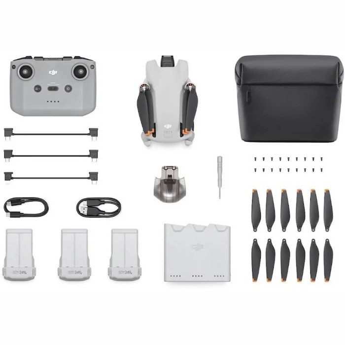 Drons DJI Mini 3 Fly More Combo with RC-N1 Controller