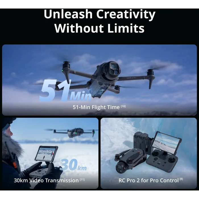 Drons DJI Mavic 4 Pro 512GB Creator Combo (DJI RC Pro 2)