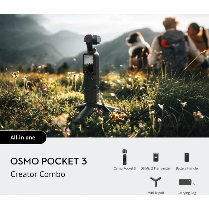 Sporta kamera DJI Osmo Pocket 3 Creator Combo