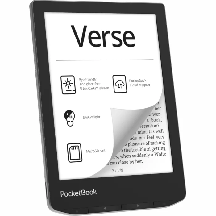 E-grāmatu lasītājs PocketBook Verse 6'' Mist Grey