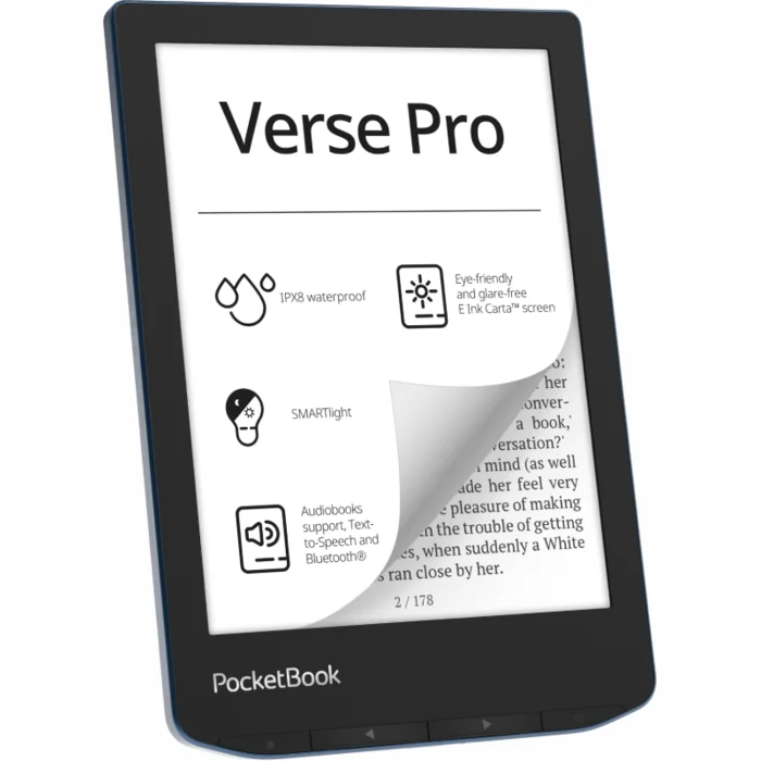 E-grāmatu lasītājs PocketBook Verse Pro 6'' Azure