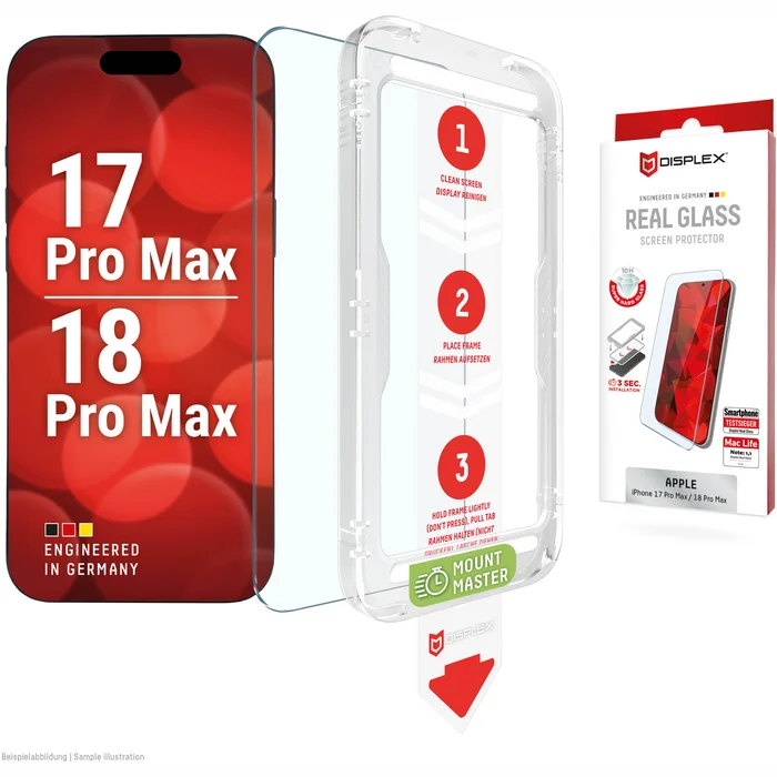 Apple iPhone 17 Pro Max/18 Pro Max Real Screen Glass by Displex