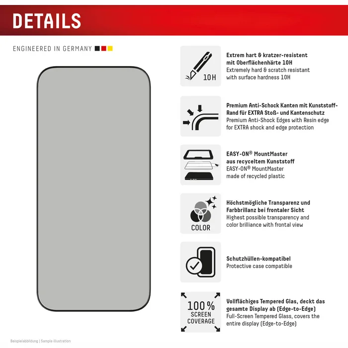 Apple iPhone 18 Pro Privacy Screen Glass by Displex