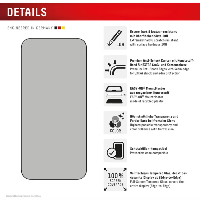 Apple iPhone 18 Pro Max Privacy Screen Glass by Displex