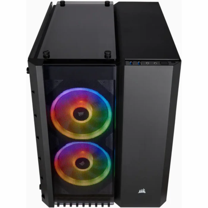 Stacionārā datora korpuss Corsair Crystal 280X RGB Black