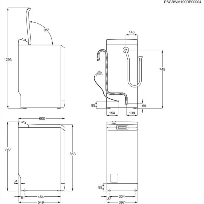 Veļas mašīna Electrolux EW6TN5261