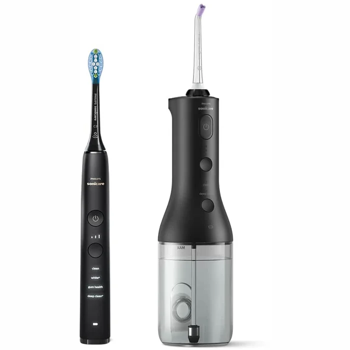 Elektriskās zobu birstes Philips Sonicare Cordless Power Flosser DiamondClean 9000 HX3886/43