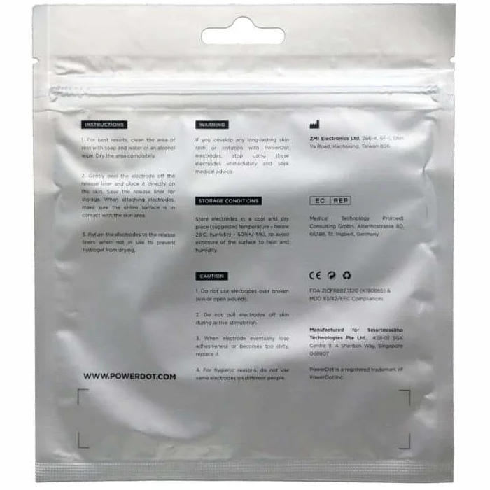Therabody Powerdot 2.0 elektrodu plāksteri