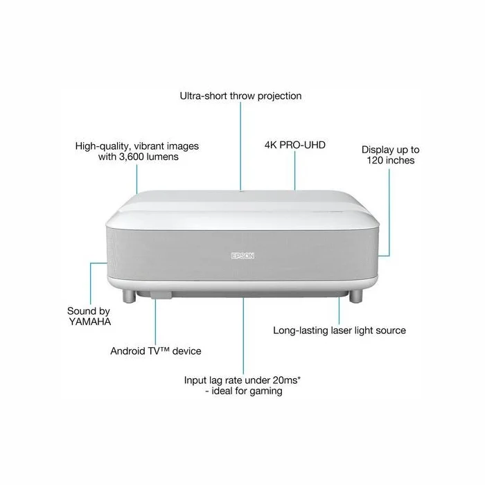 Projektors Epson EH-LS650W 120" White