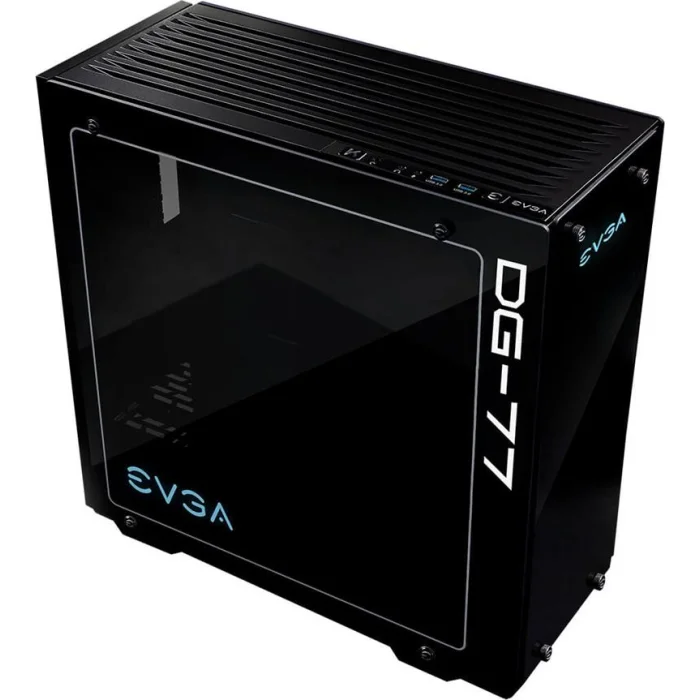 Stacionārā datora korpuss EVGA DG-77 Tempered Glass Black