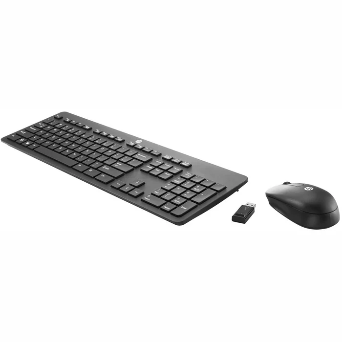 Klaviatūra HP Slim Wireless Keyboard and Mouse Black ENG/RUS