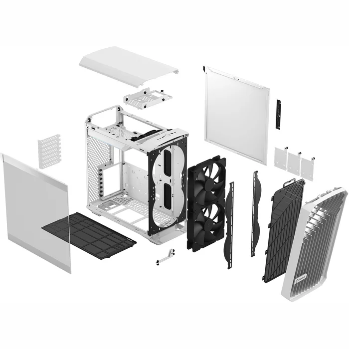 Stacionārā datora korpuss Fractal Design Torrent Compact TG Clear Tint White