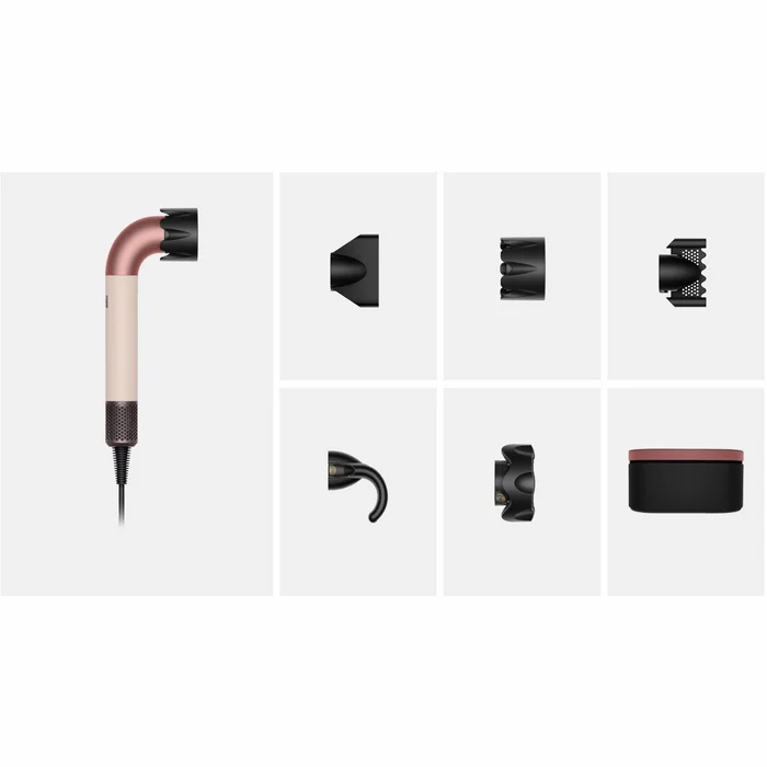 Dyson HD17 Supersonic r™ T1/T2 Straight+Wavy Ceramic 113332-01 Pink/Rose Gold