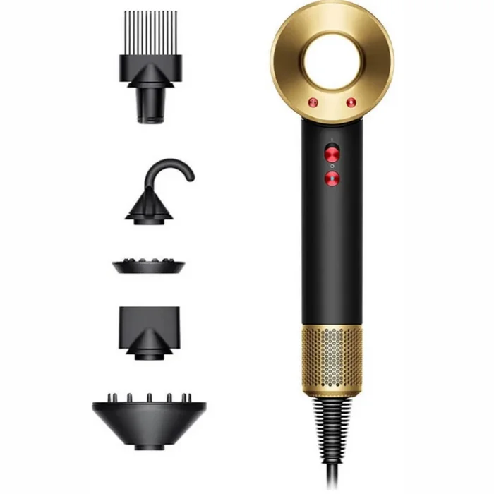 Fēns Dyson Supersonic HD07 Onyx black/Gold 534017-01