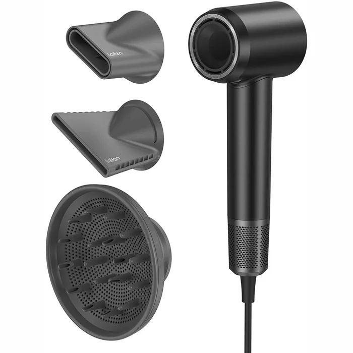 Fēns Laifen Swift Special High Speed Hair Dryer (3 Nozzles) Matte Black