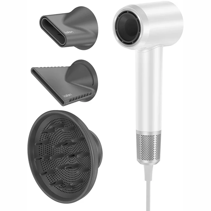 Fēns Laifen Swift Special High Speed Hair Dryer (3 Nozzles) Pearl White
