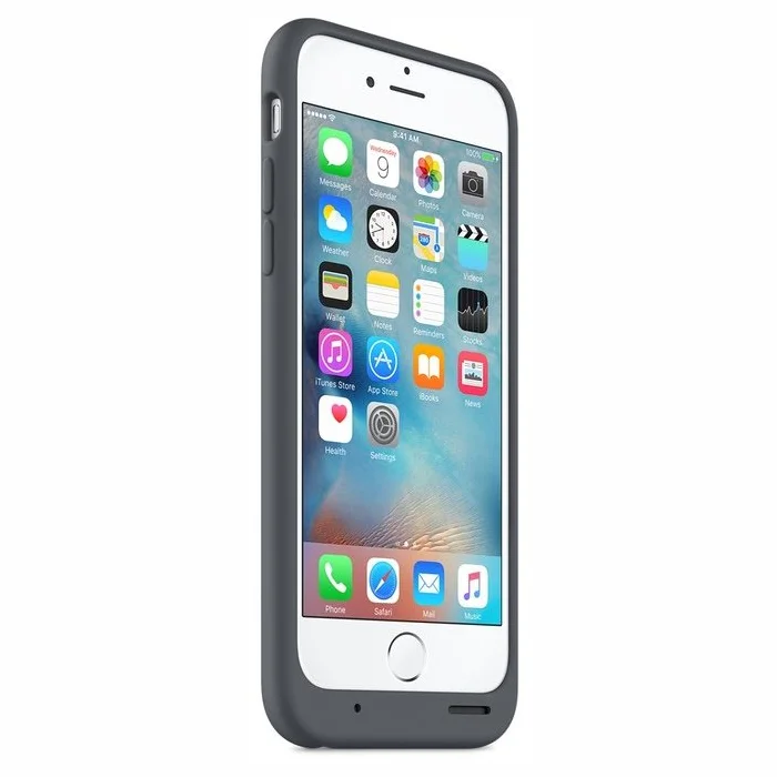 Viedtālruņu aksesuāri iPhone 6s Smart Battery Case Charcoal Gray