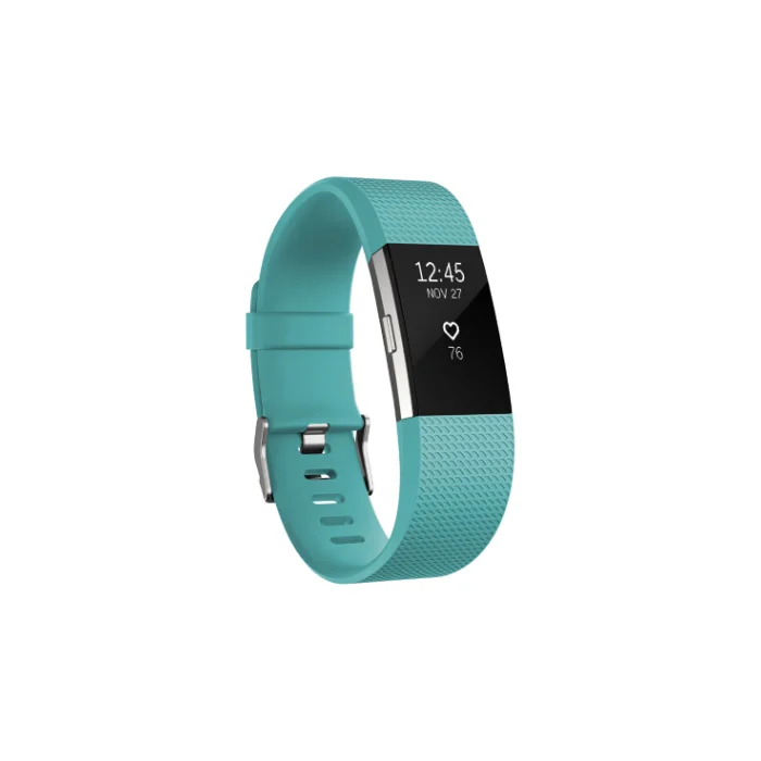 Fitnesa aproce Fitnesa aproce Fitbit Charge 2 Teal Silver L