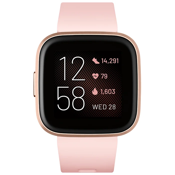 Viedpulksteņi Fitbit Versa 2 Petal/Copper Rose Aluminum