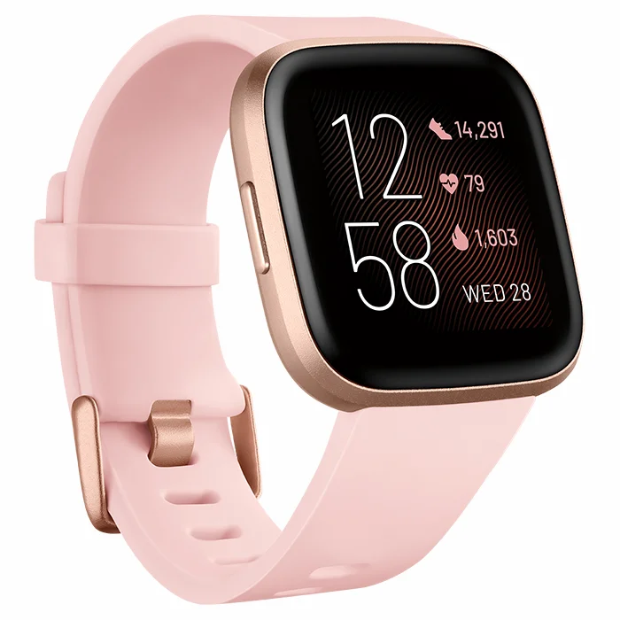 Viedpulksteņi Fitbit Versa 2 Petal/Copper Rose Aluminum