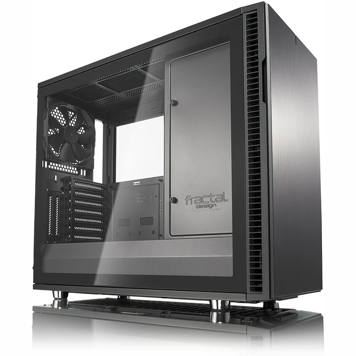 Stacionāro datoru korpusi Fractal Design Define R6 TG Side Panel Gunmetal