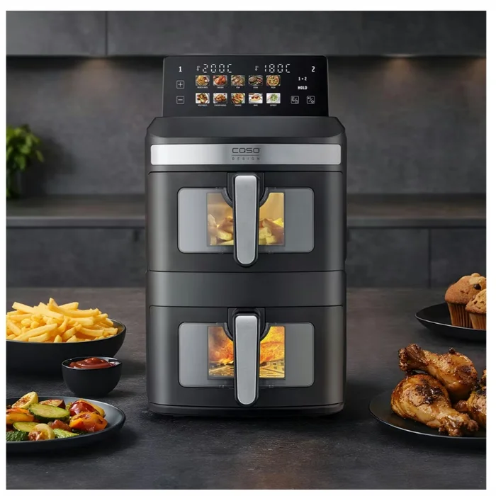 Caso AirFry DuoTower Black 03189