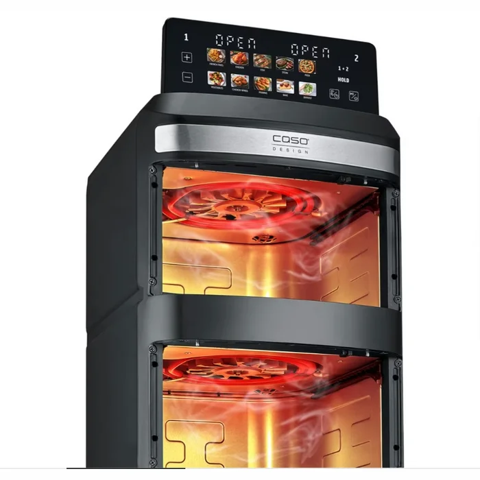 Caso AirFry DuoTower Black 03189