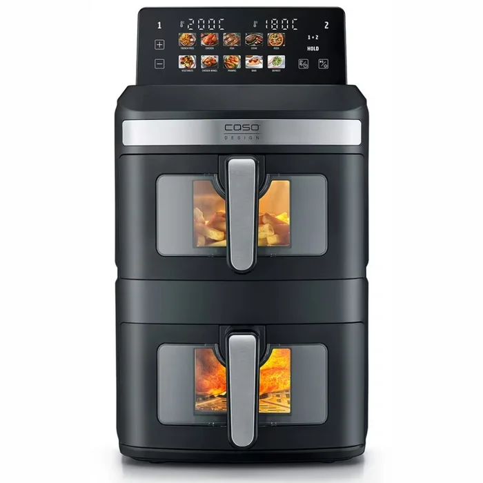 Caso AirFry DuoTower Black 03189