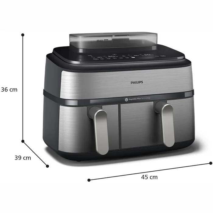 Philips Dual Basket Airfryer with Steam NA555/00