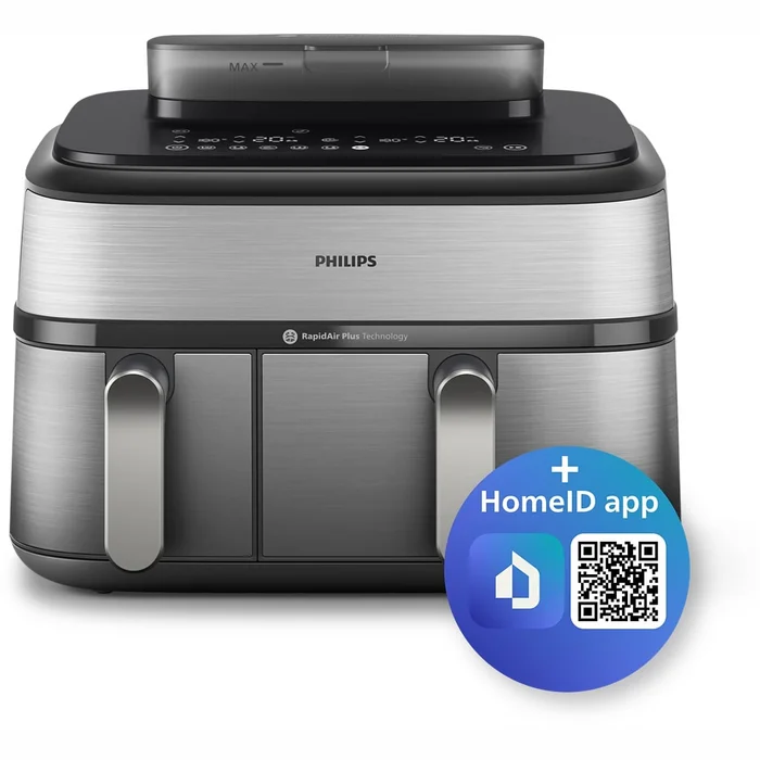Philips Dual Basket Airfryer with Steam NA555/00