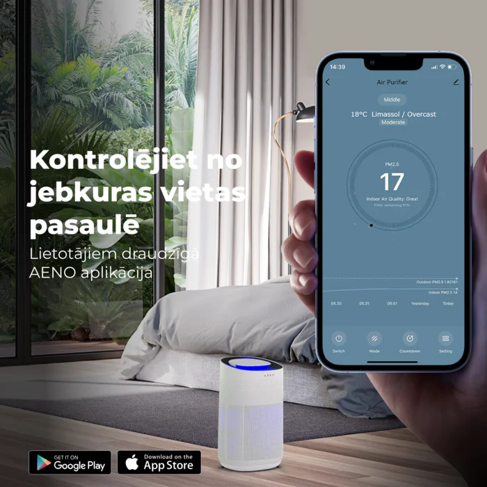 Gaisa attīrītājs Aeno AAP0001S