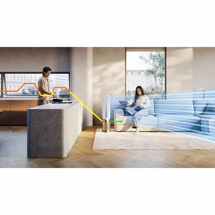 Gaisa attīrītājs Dyson TP12 Purifier Cool PC2 De-Nox White/Gold 546519-01