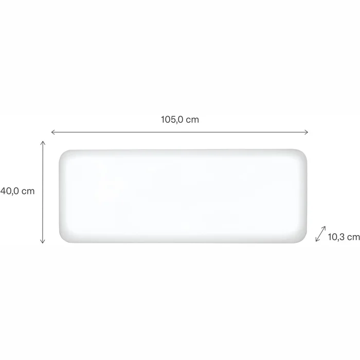 Mill Invisible Smart WiFi Panel Heater 2000W Gen. 4 White PA2000WIFI4