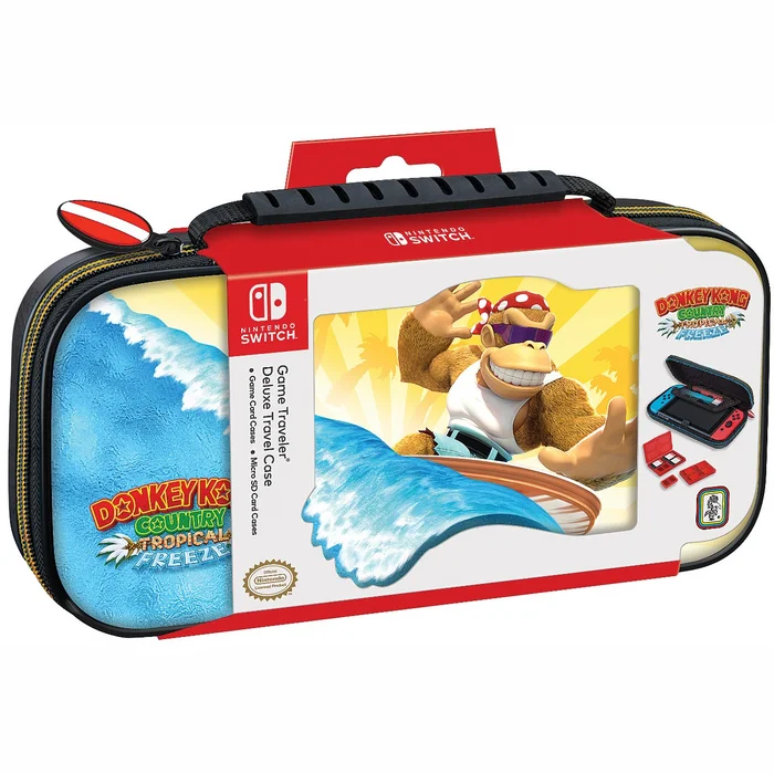 Nintendo Switch Game Traveler Deluxe Travel Case Donkey Kong Country: Tropical Freeze