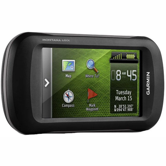 GPS navigācijas iekārta Navigācija Garmin Montana 680t GPS, REC MAP Europe