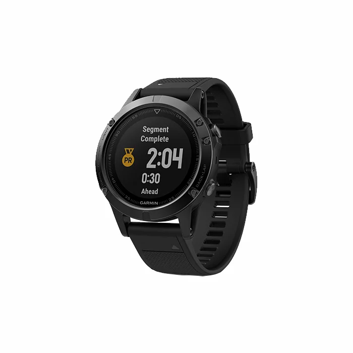 Garmin Fenix 5 Black Sapphire with Black Band Performer Bundle