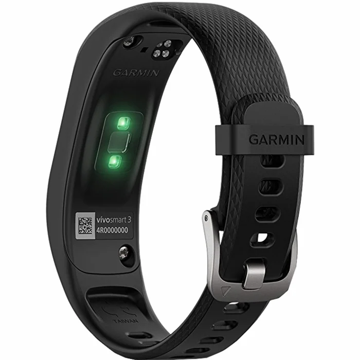 Fitnesa aproces Garmin Vivosmart 3 Black L