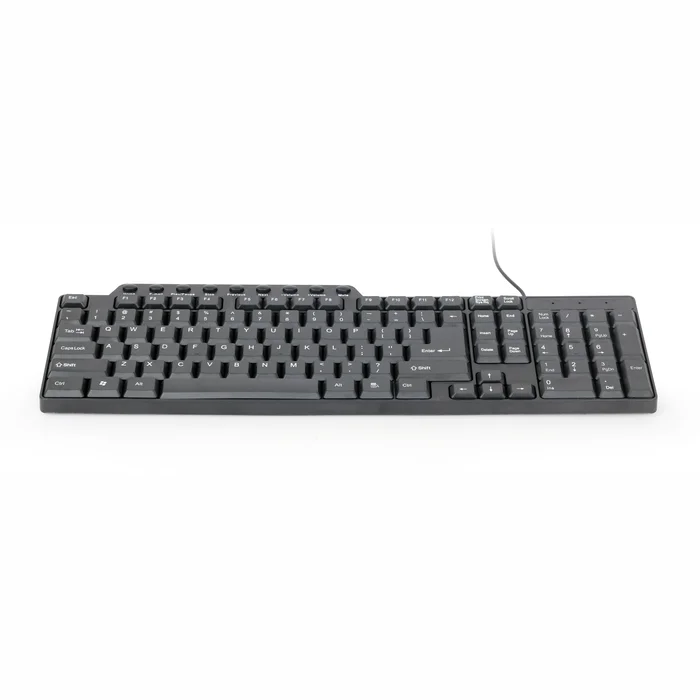 Klaviatūra Gembird Multimedia Keyboard ENG Black