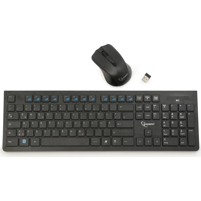 Klaviatūra Gembird Keyboard + Mouse KBS-WCH-01