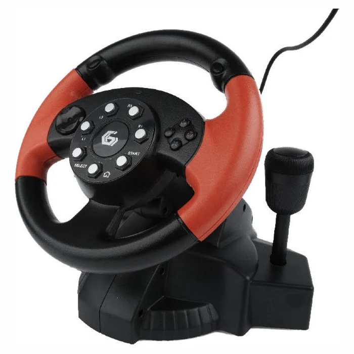 Gembird Multi-Interface Vibrating Racing Wheel