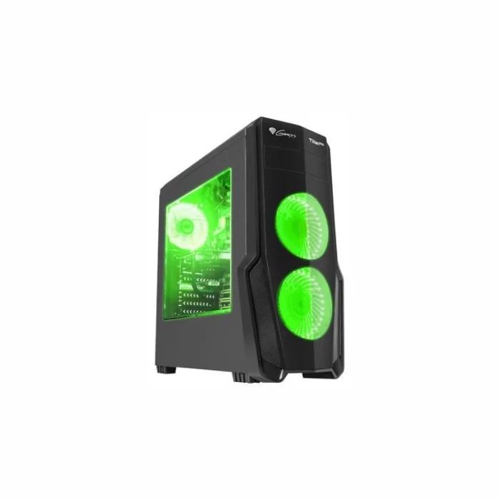 Stacionārā datora korpuss Genesis TITAN 800 Black/Green