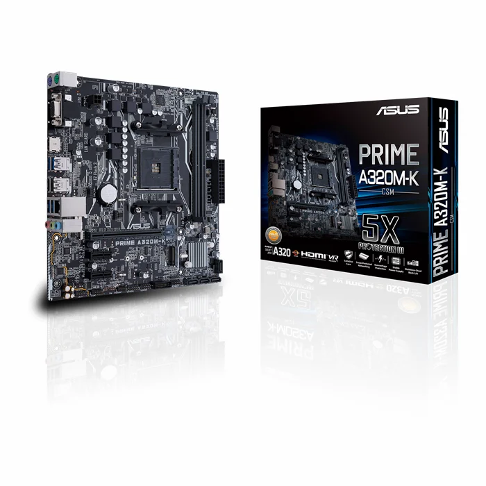 Mātesplates Asus Prime AMD A320 90MB0TV0-M0EAYC