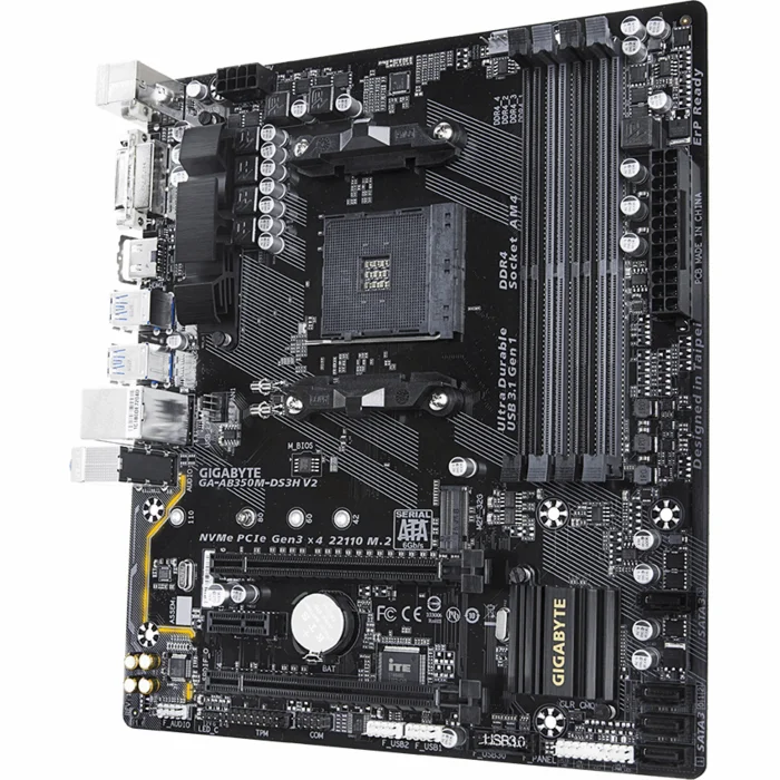 Mātesplates Gigabyte GA-AB350M-DS3H V2 1.1