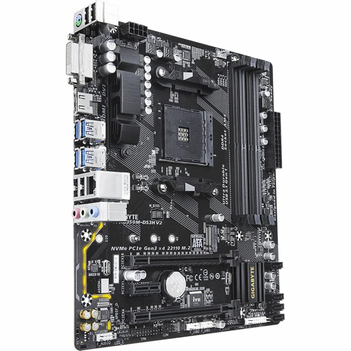 Mātesplates Gigabyte GA-AB350M-DS3H V2 1.1