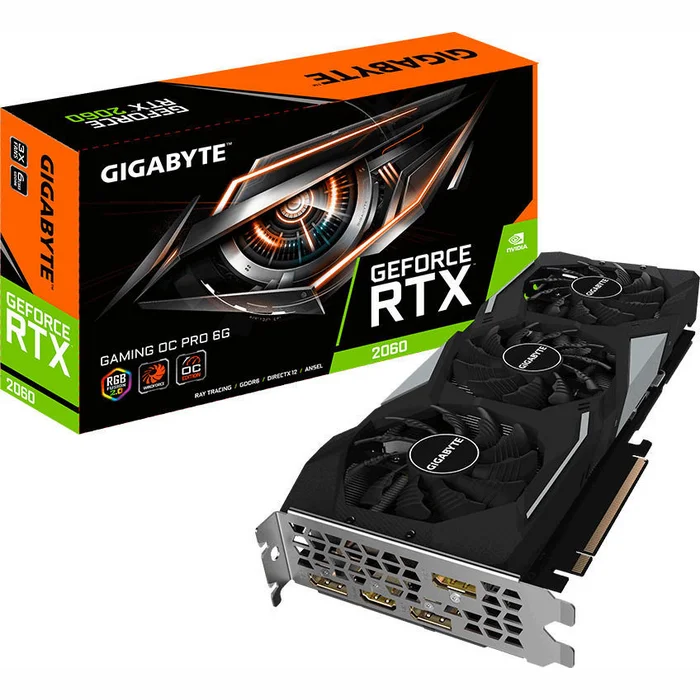Videokarte Gigabyte GeForce RTX 2060 Gaming OC Pro 6GB