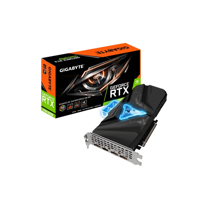Videokarte Gigabyte GeForce® RTX 2080 SUPER™ GAMING OC WATERFORCE WB 8G