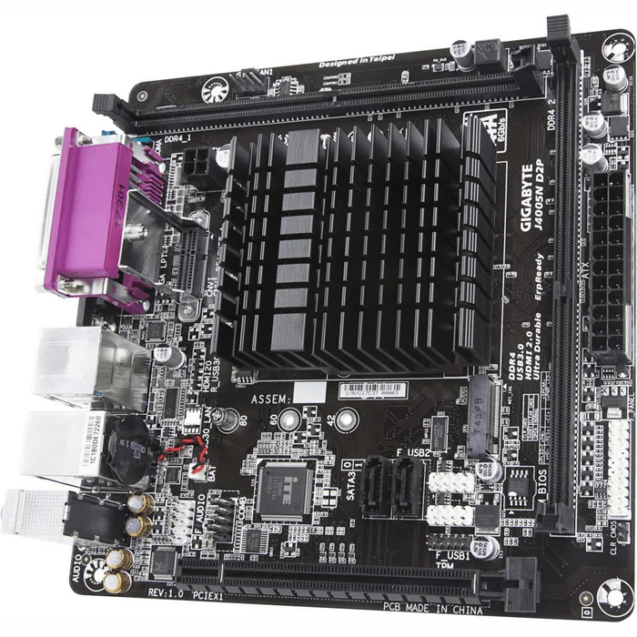 Mātesplates Gigabyte J4005N D2P